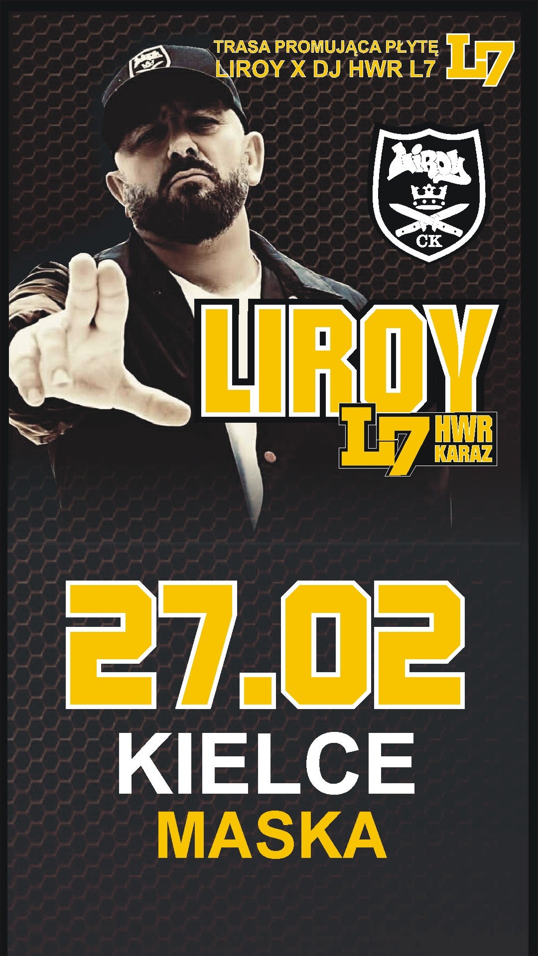 POWRÓT SCYZORYKA: LIROY + HWR & KARAZ W KIELCACH! Klub MASKA