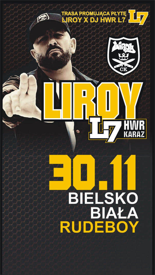 POWRÓT SCYZORYKA: LIROY + HWR & KARAZ W BIELSKU-BIAŁEJ! KLUB RUDEBOY