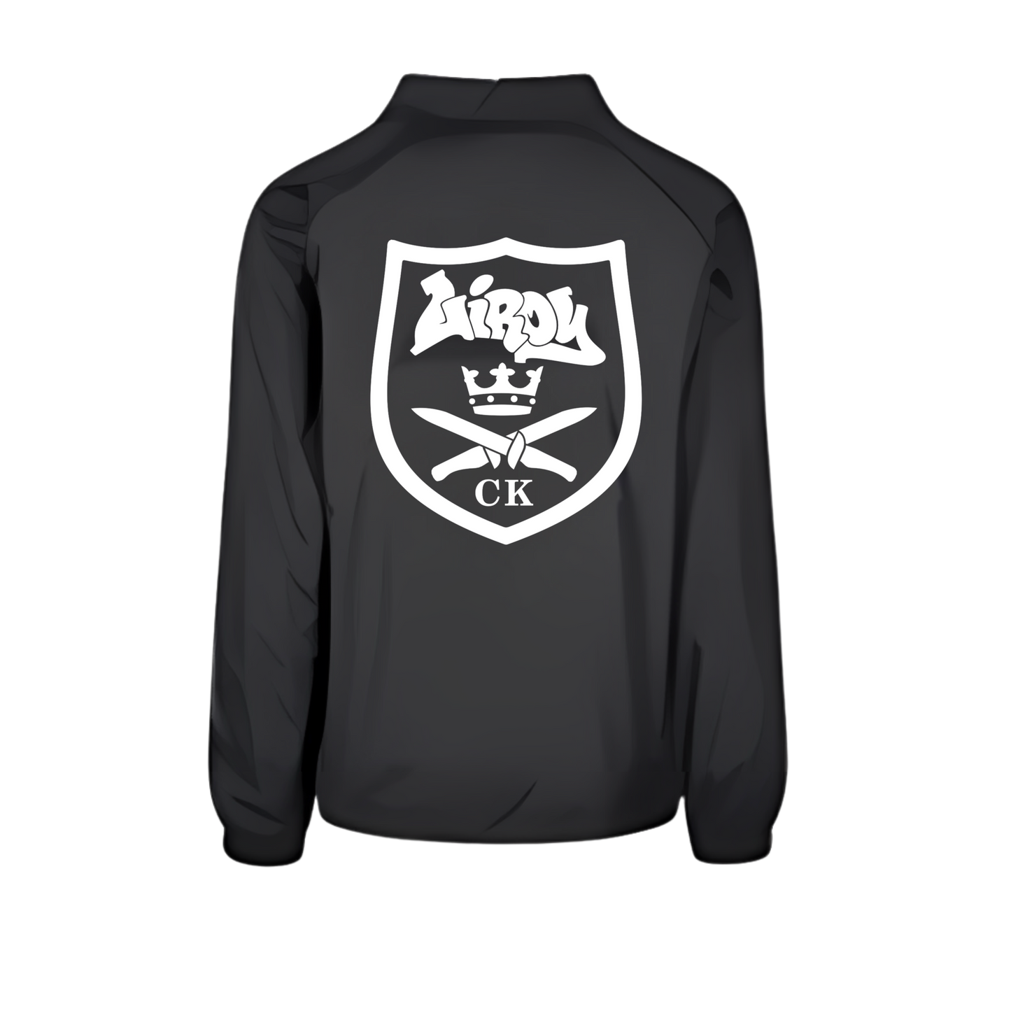 LiROY Klasyk Snap Front Jacket (Czarna) – Oficjalna Kurtka Merch