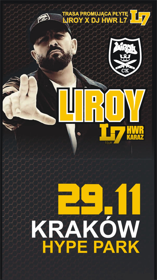 POWRÓT SCYZORYKA: LIROY + HWR & KARAZ W KRAKOWIE! KLUB HYPEPARK