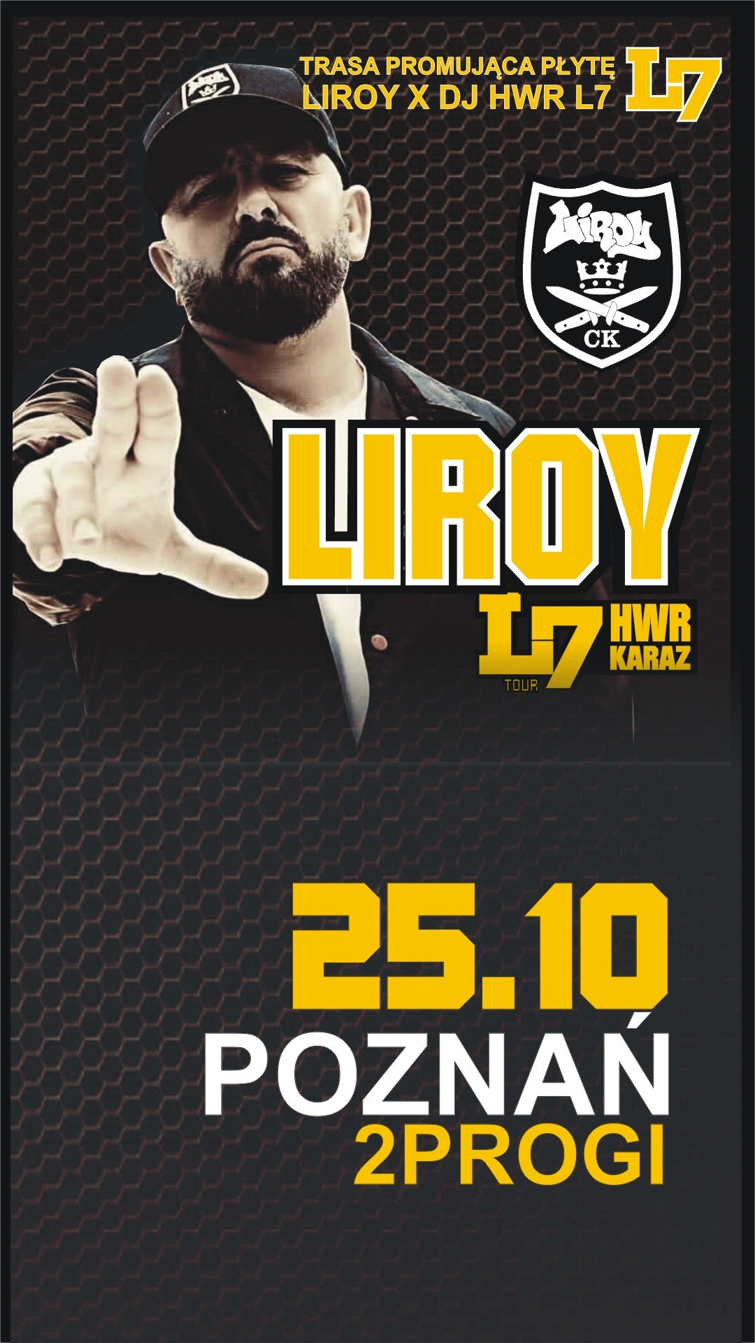 POWRÓT SCYZORYKA: LIROY + HWR & KARAZ W POZNANIU! KLUB 2PROGI