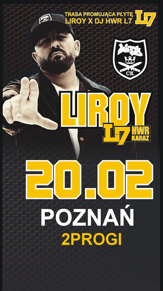 POWRÓT SCYZORYKA: LIROY + HWR & KARAZ W POZNANIU! KLUB 2PROGI
