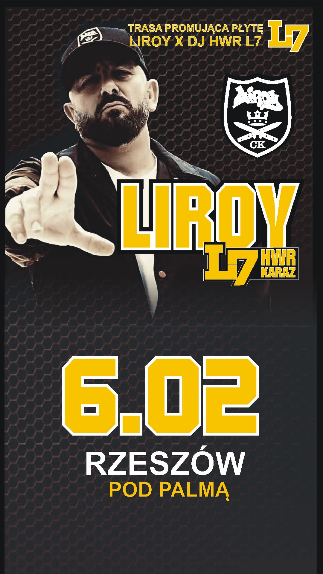 POWRÓT SCYZORYKA: LIROY + HWR & KARAZ W RZESZOWIE! KLUB POD PALMĄ