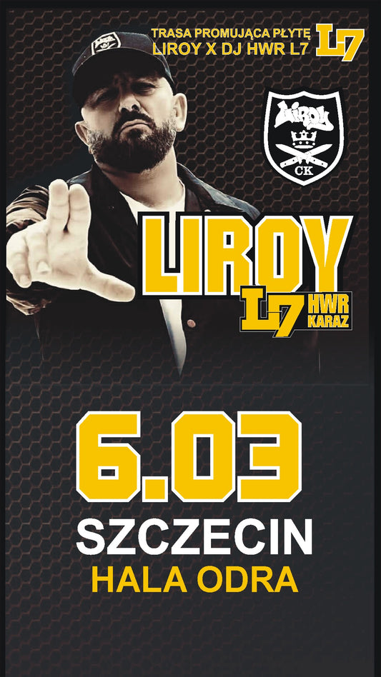 POWRÓT SCYZORYKA: LIROY + HWR & KARAZ W SZCZECINIE! HALA ODRA