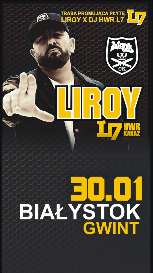 POWRÓT SCYZORYKA: LIROY + HWR & KARAZ W BIAŁYMSTOKU! KLUB GWINT