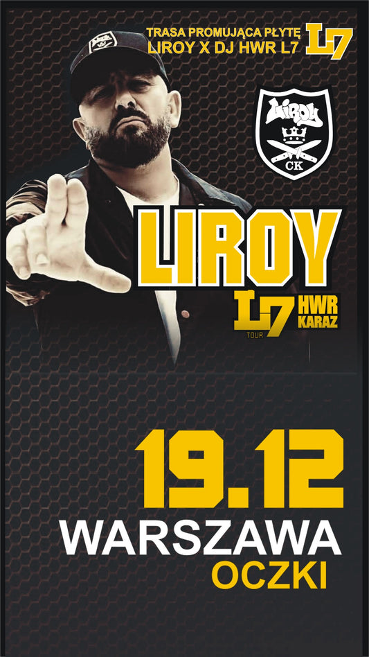 POWRÓT SCYZORYKA: LIROY + HWR & KARAZ W WARSZAWIE! KLUB OCZKI