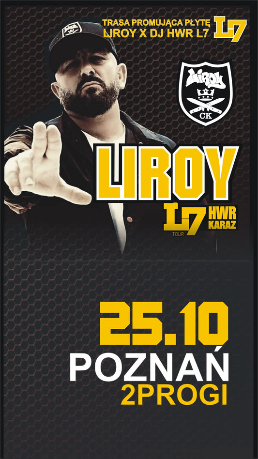 POWRÓT SCYZORYKA: LIROY + HWR & KARAZ W POZNANIU! KLUB 2PROGI